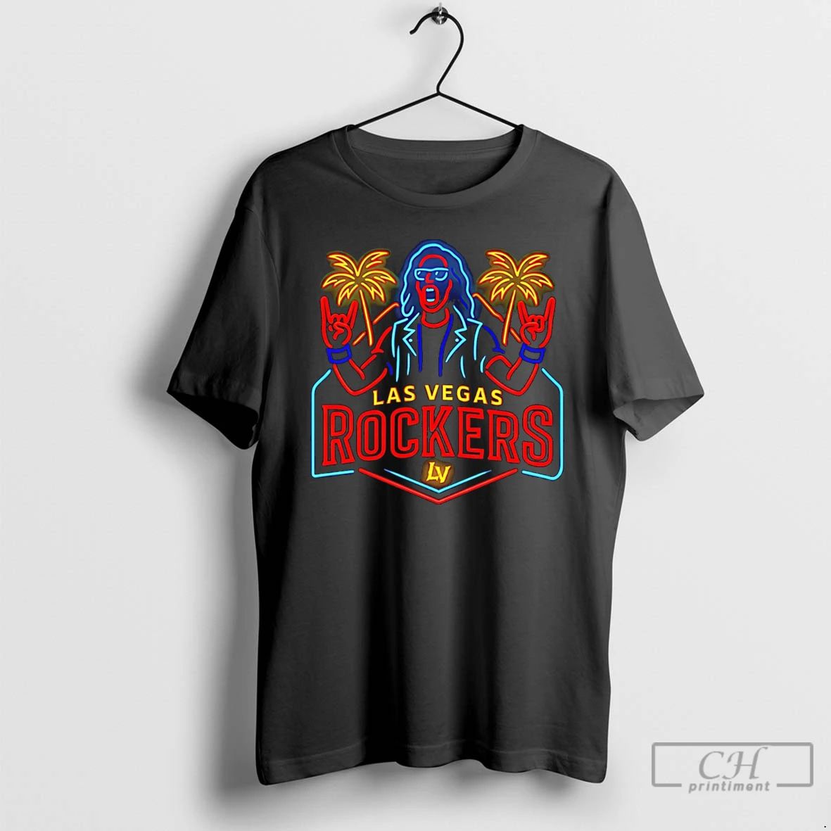 Classic Las Vegas Rockers Logo - Adult & Kids T-Shirts, Sweatshirts & Hoodies apparel design preview 1