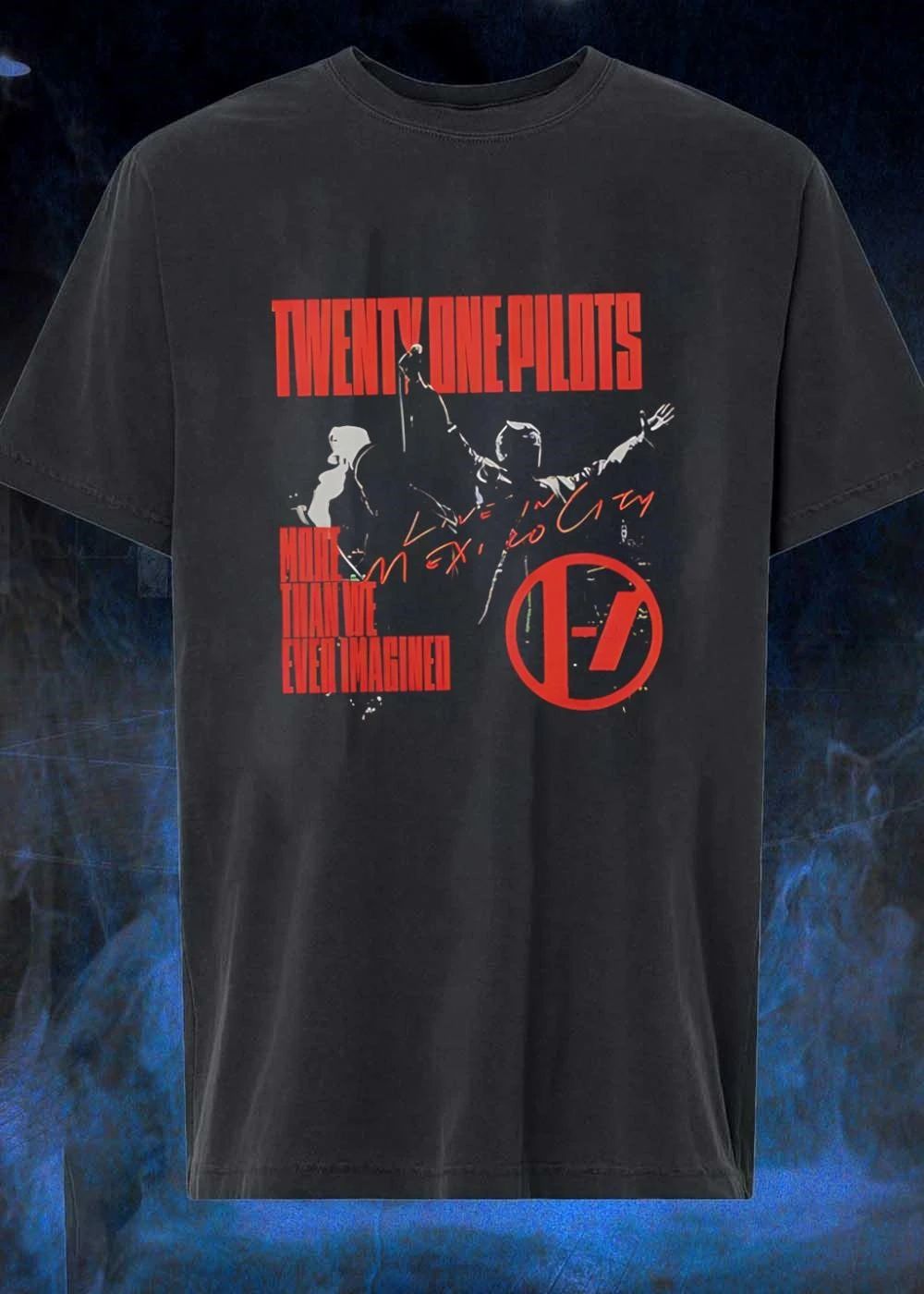 Twenty One Pilots Live in Mexico City More than We - Adult & Kids T-Shirts, Sweatshirts & Hoodies apparel design preview 1