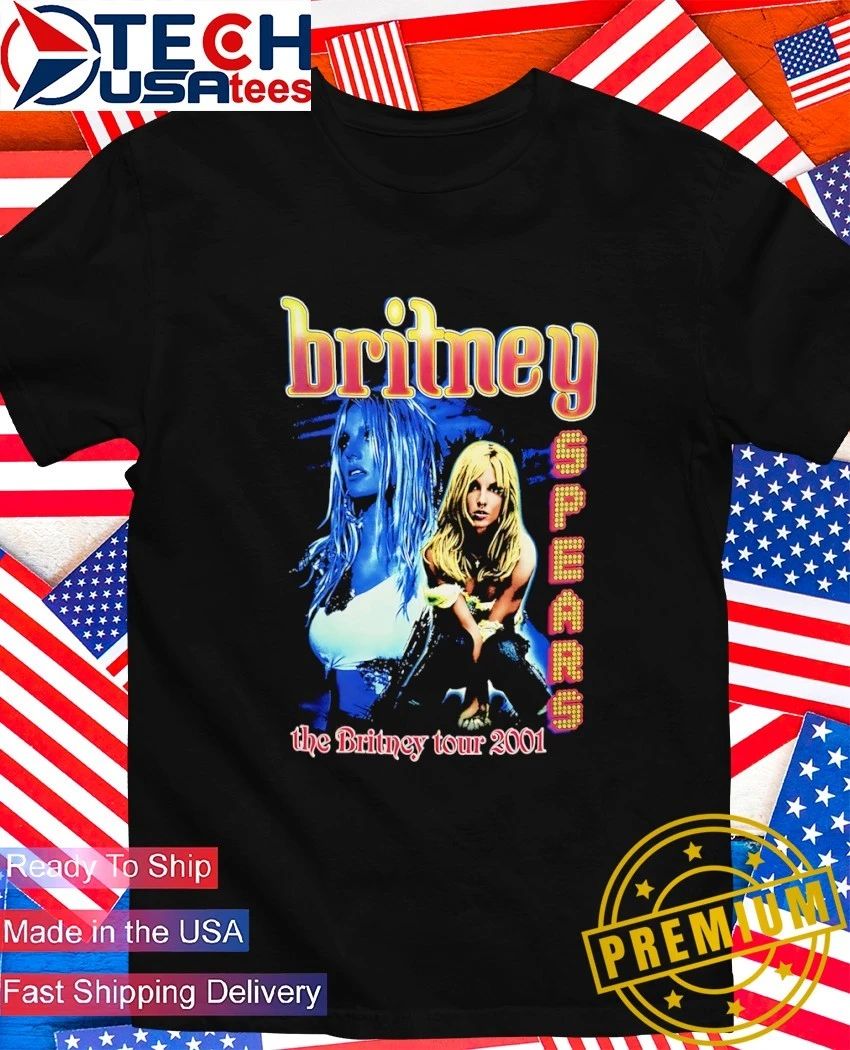 Britney Spears The Tour 2001 - Adult & Kids T-Shirts, Sweatshirts & Hoodies apparel design preview 1
