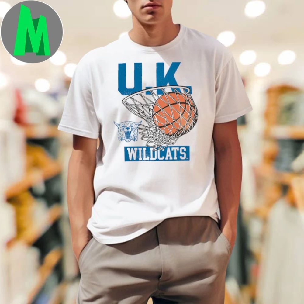 Kentucky Wildcats Hoops Heritage Logo - Adult & Kids T-Shirts, Sweatshirts & Hoodies apparel design preview 1