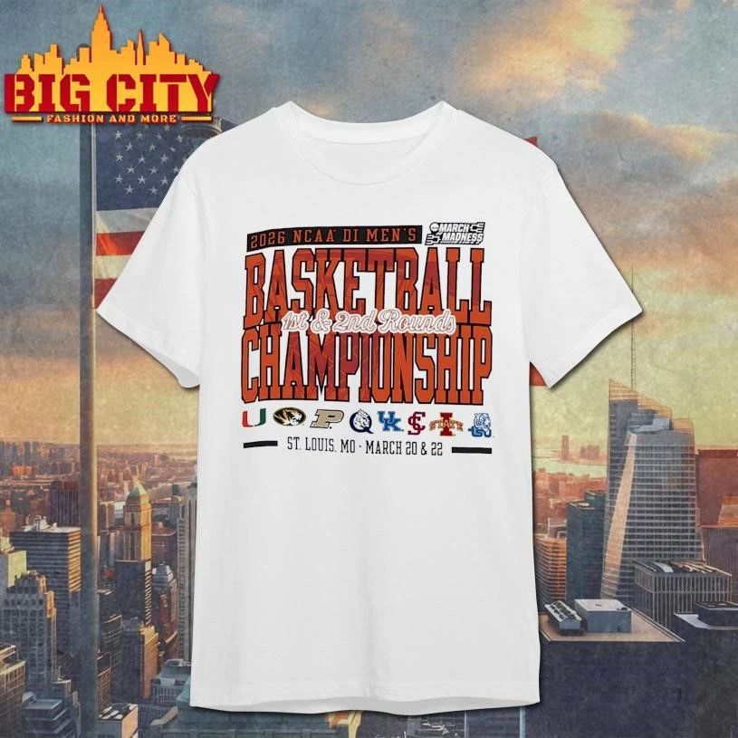 NCAA DI Men's Basketball Championship 2026 March - Adult & Kids T-Shirts, Sweatshirts & Hoodies apparel design preview 1