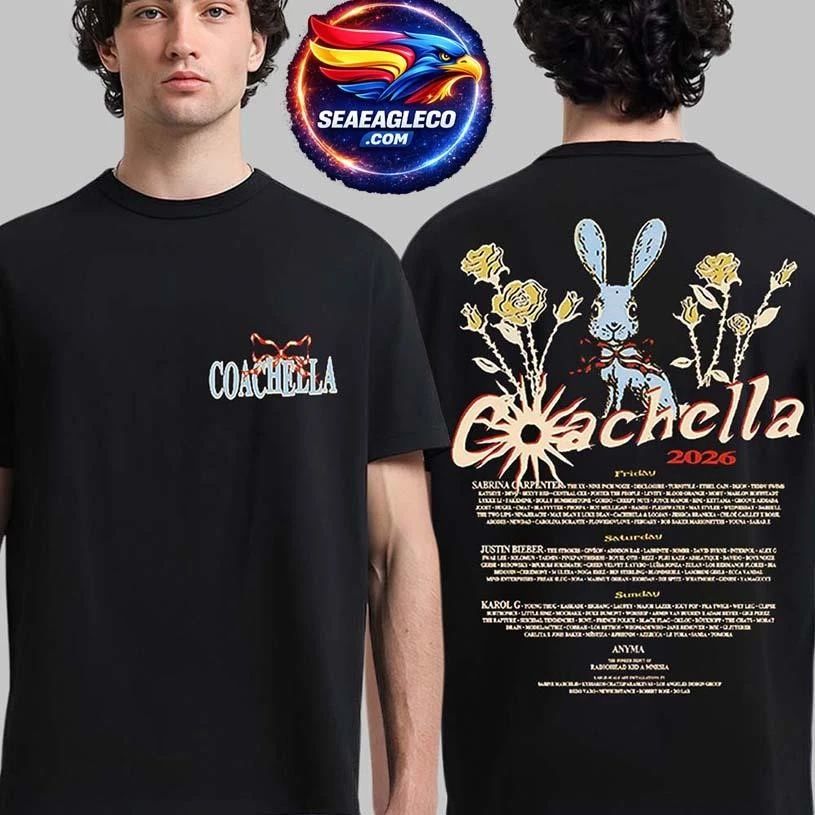 Coachella 2026 Merch In Indio California Ribbons - Adult & Kids T-Shirts, Sweatshirts & Hoodies apparel design preview 1