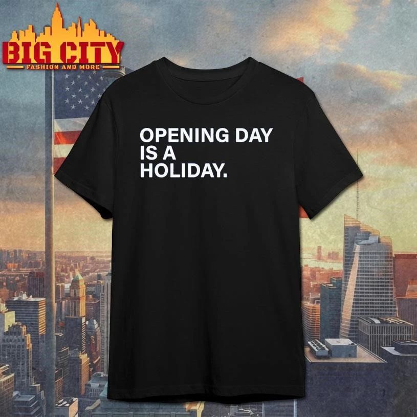 Opening Day Is A Holiday Baseball Graphic - Adult & Kids T-Shirts, Sweatshirts & Hoodies apparel design preview 1