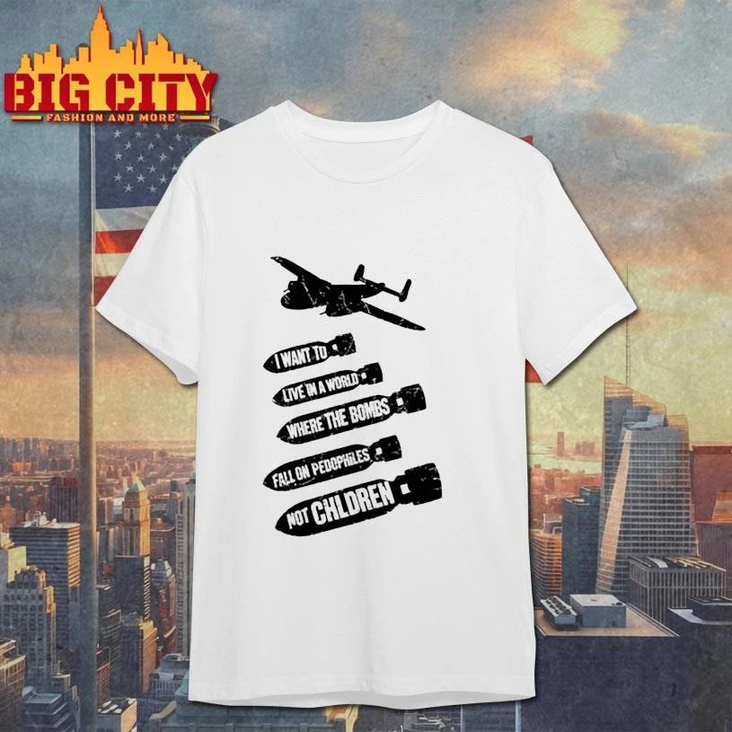 I Want To Live In A World Bomber Aircraft - Adult & Kids T-Shirts, Sweatshirts & Hoodies apparel design preview 1