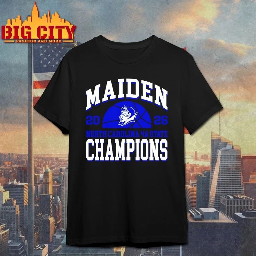 Maiden 2026 North Carolina 4a State Champions - Adult & Kids T-Shirts, Sweatshirts & Hoodies apparel design preview 1
