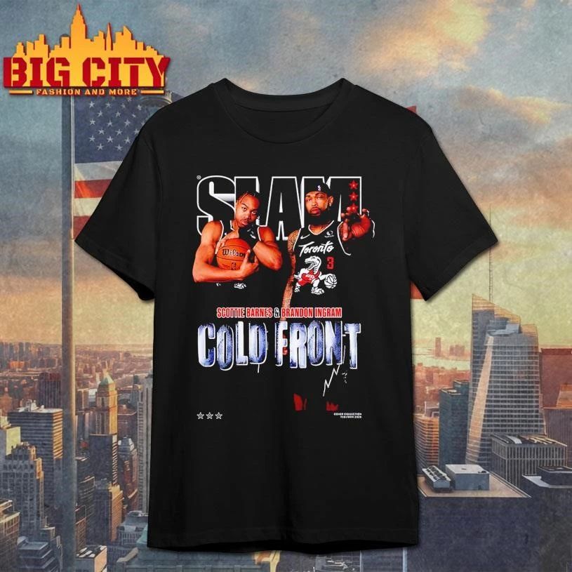 SLAM 260 Scottie Barnes And Brandon Ingram Cold Front - Adult & Kids T-Shirts, Sweatshirts & Hoodies apparel design preview 1