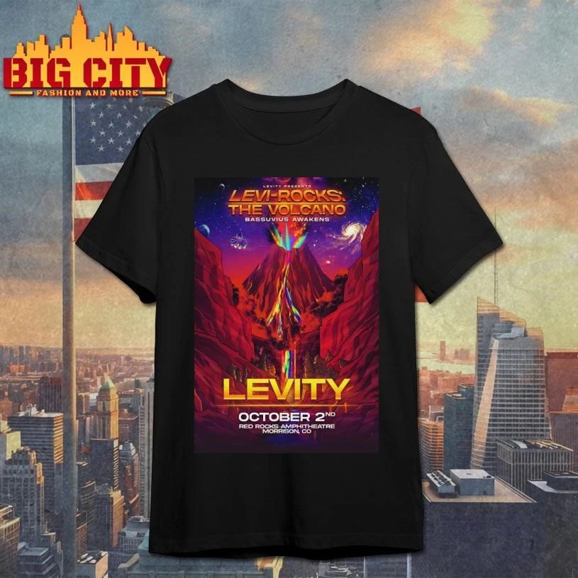 Levity Oct 2 2026 Red Rocks Amphitheatre In Morrison - Adult & Kids T-Shirts, Sweatshirts & Hoodies apparel design preview 1