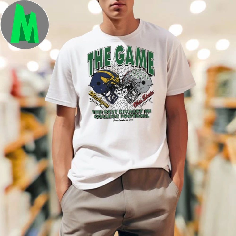 Ohio State vs. Michigan The Game Matchup - Adult & Kids T-Shirts, Sweatshirts & Hoodies apparel design preview 1