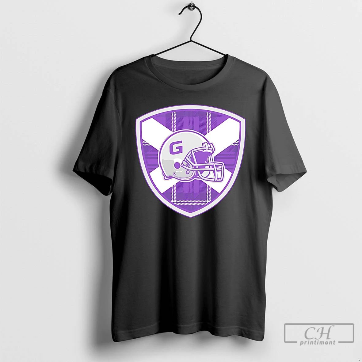 Classic Glasgow Tartans Logo - Adult & Kids T-Shirts, Sweatshirts & Hoodies apparel design preview 1