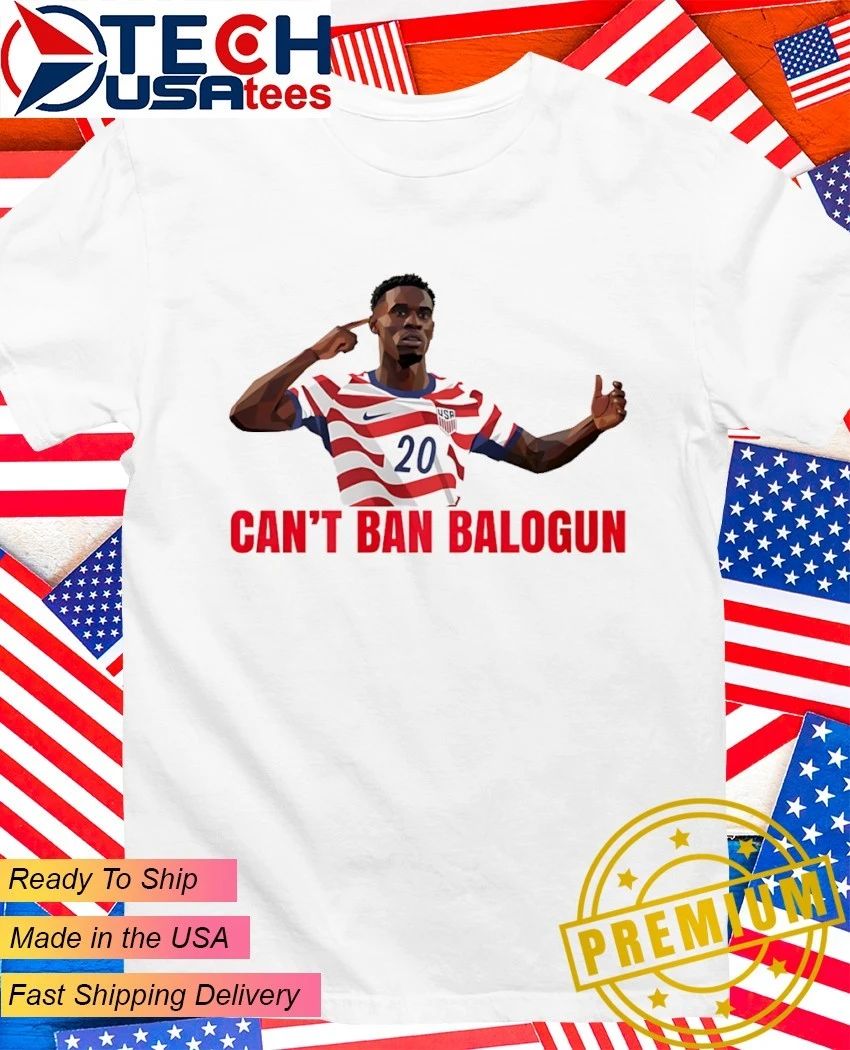 USMNT Soccer can't ban Balogun - Adult & Kids T-Shirts, Sweatshirts & Hoodies apparel design preview 1