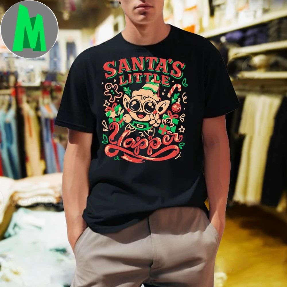 Santa's Little Helper Yapper - Adult & Kids T-Shirts, Sweatshirts & Hoodies apparel design preview 1