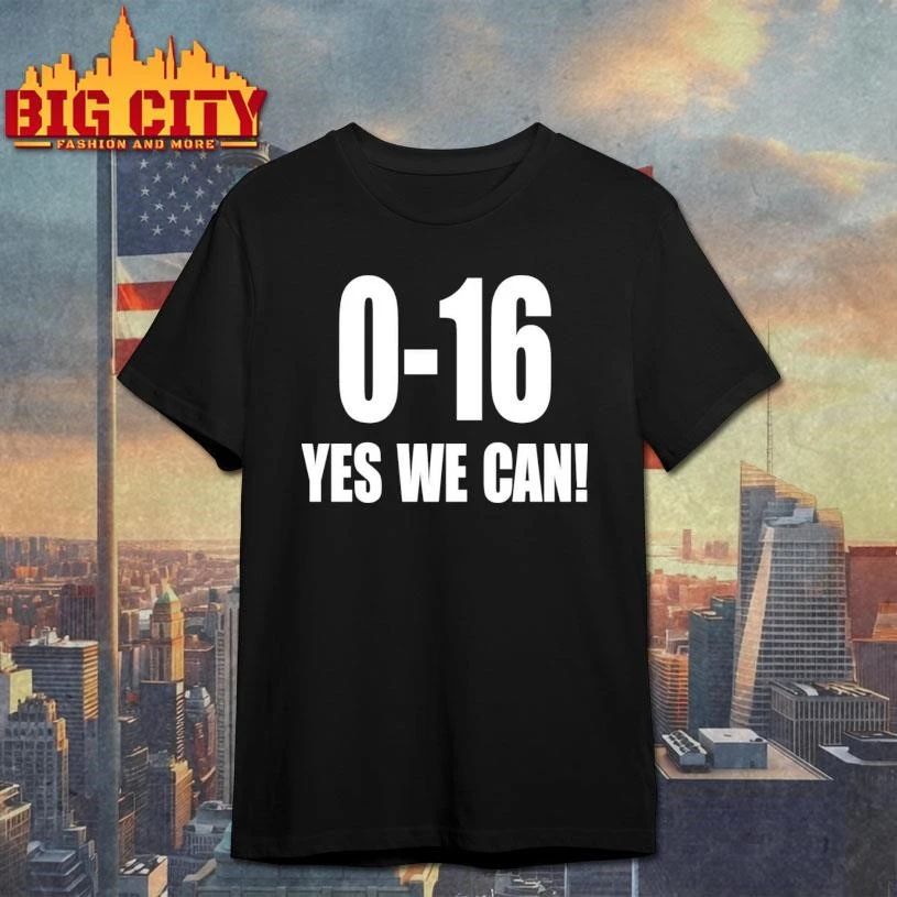 Lions 0-16 Yes We Can Grapjhic - Adult & Kids T-Shirts, Sweatshirts & Hoodies apparel design preview 1