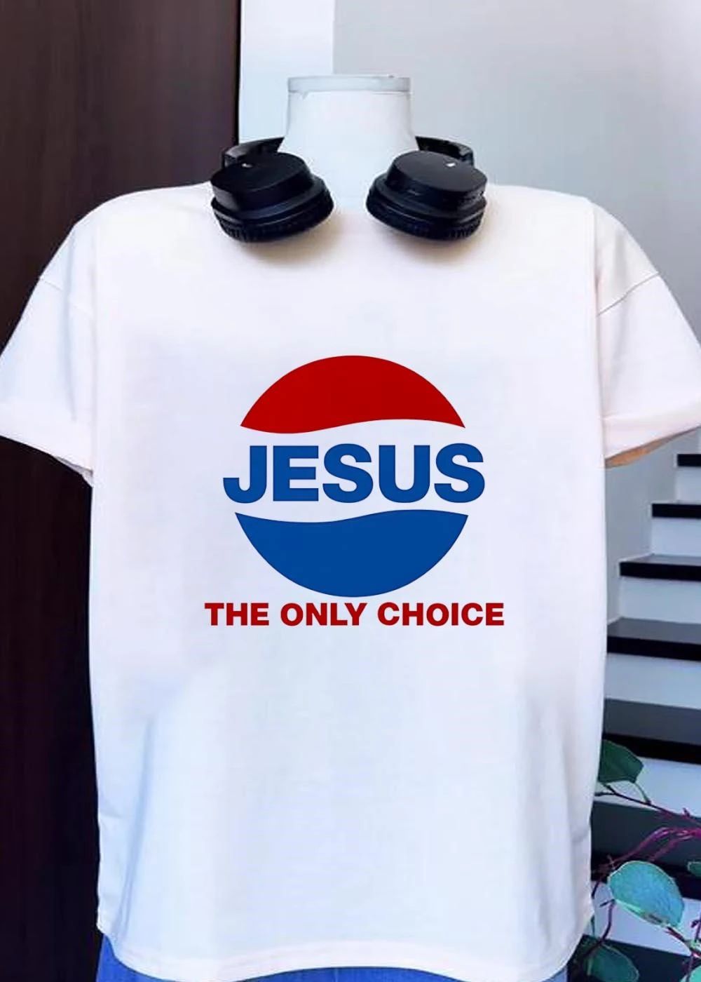 Jesus the Only Choice Religious Faith Graphic Cotton - Adult & Kids T-Shirts, Sweatshirts & Hoodies apparel design preview 1