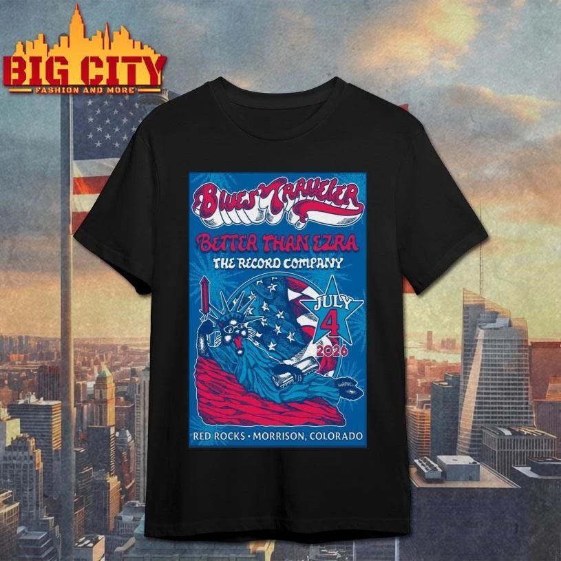 Limited Edition Blues Traveler July 4 2026 Morrison, - Adult & Kids T-Shirts, Sweatshirts & Hoodies apparel design preview 1