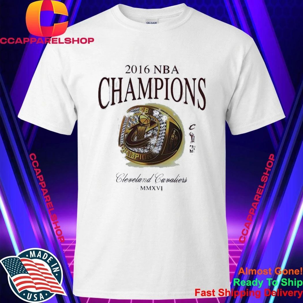 Cleveland Cavaliers 2016 NBA champions ring - Adult & Kids T-Shirts, Sweatshirts & Hoodies apparel design preview 1