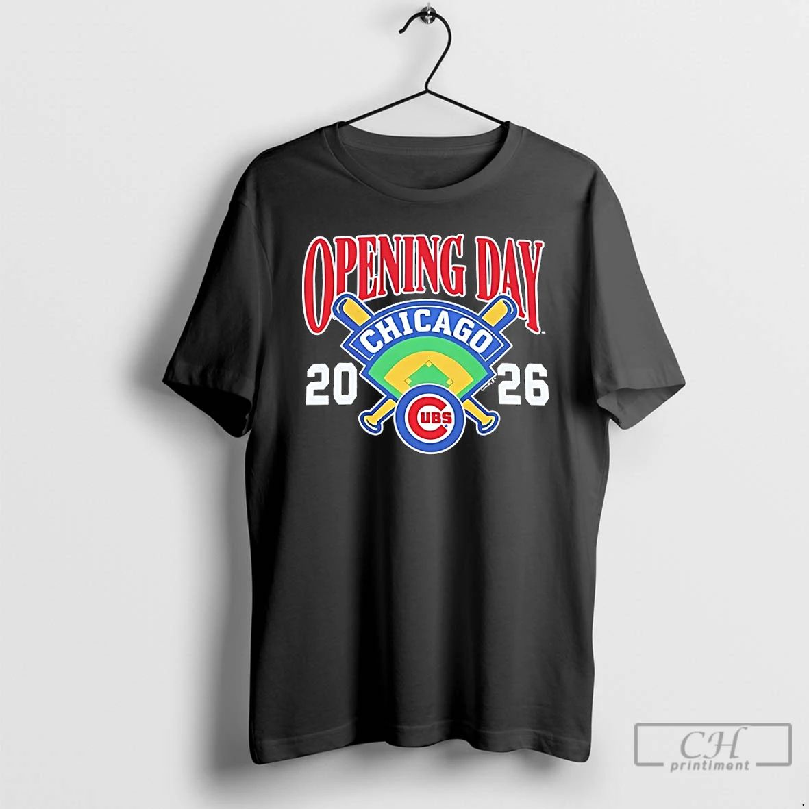 Classic Chicago Cubs 2026 Opening Day - Adult & Kids T-Shirts, Sweatshirts & Hoodies apparel design preview 1