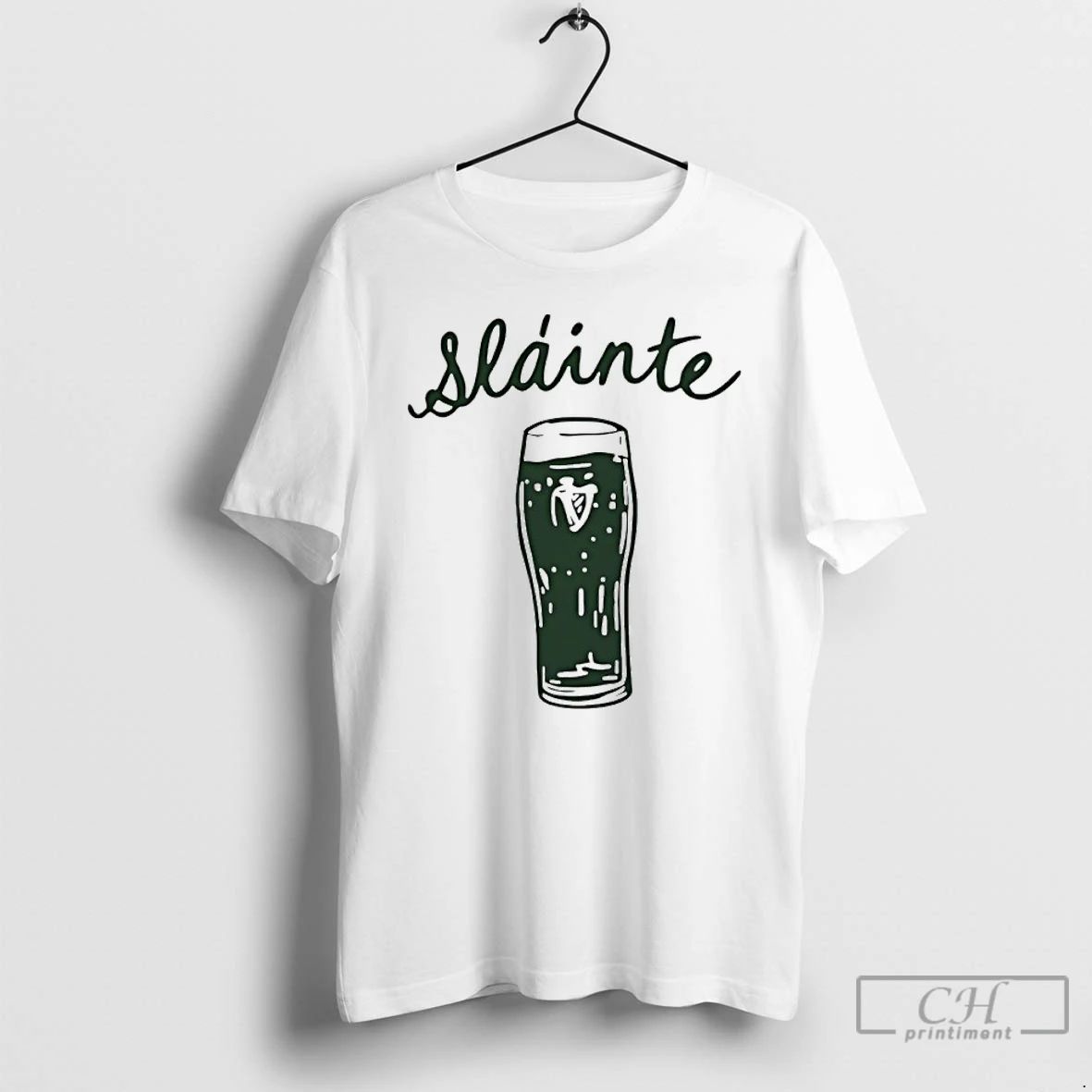 Classic St Patricks Day Slainte - Adult & Kids T-Shirts, Sweatshirts & Hoodies apparel design preview 1