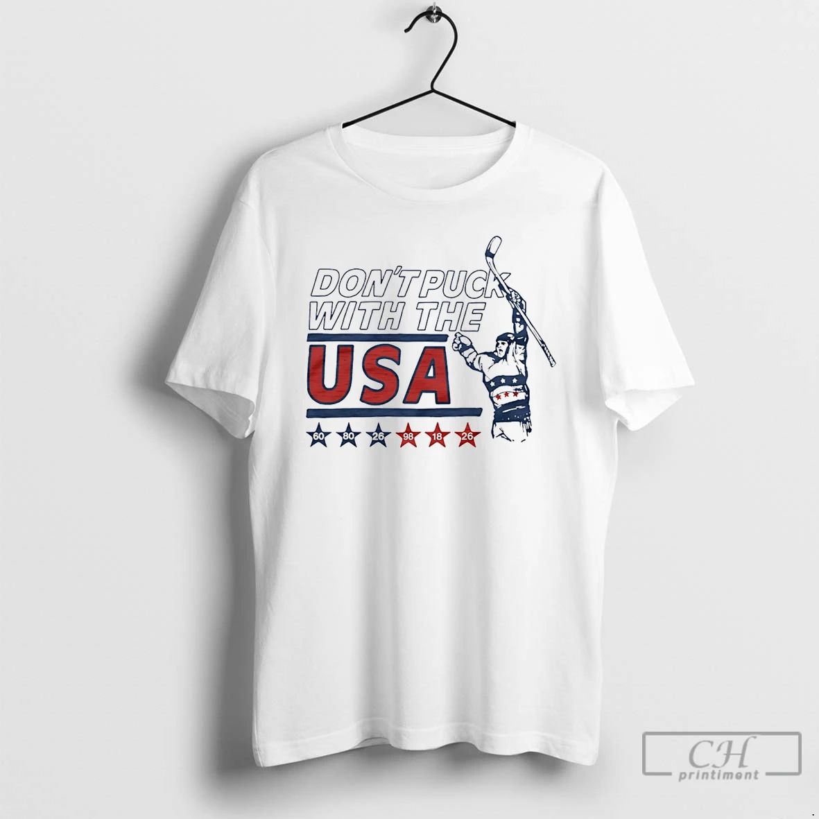Classic Usa Hockey Dont Puck With The - Adult & Kids T-Shirts, Sweatshirts & Hoodies apparel design preview 1