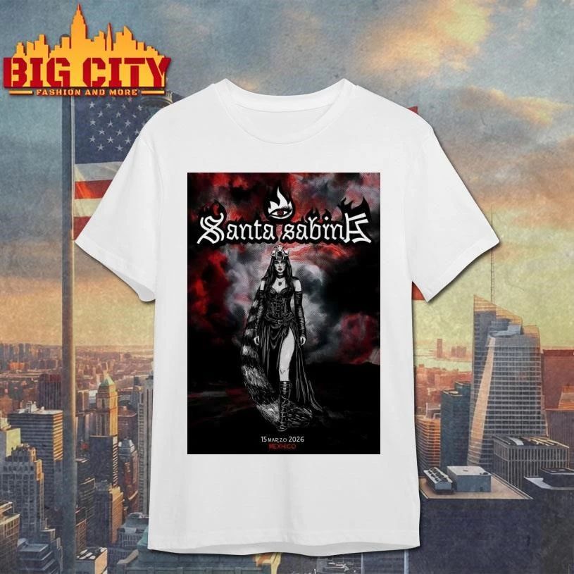 Santa Sabina Ciudad de México March 15 2026 Poster - Adult & Kids T-Shirts, Sweatshirts & Hoodies apparel design preview 1