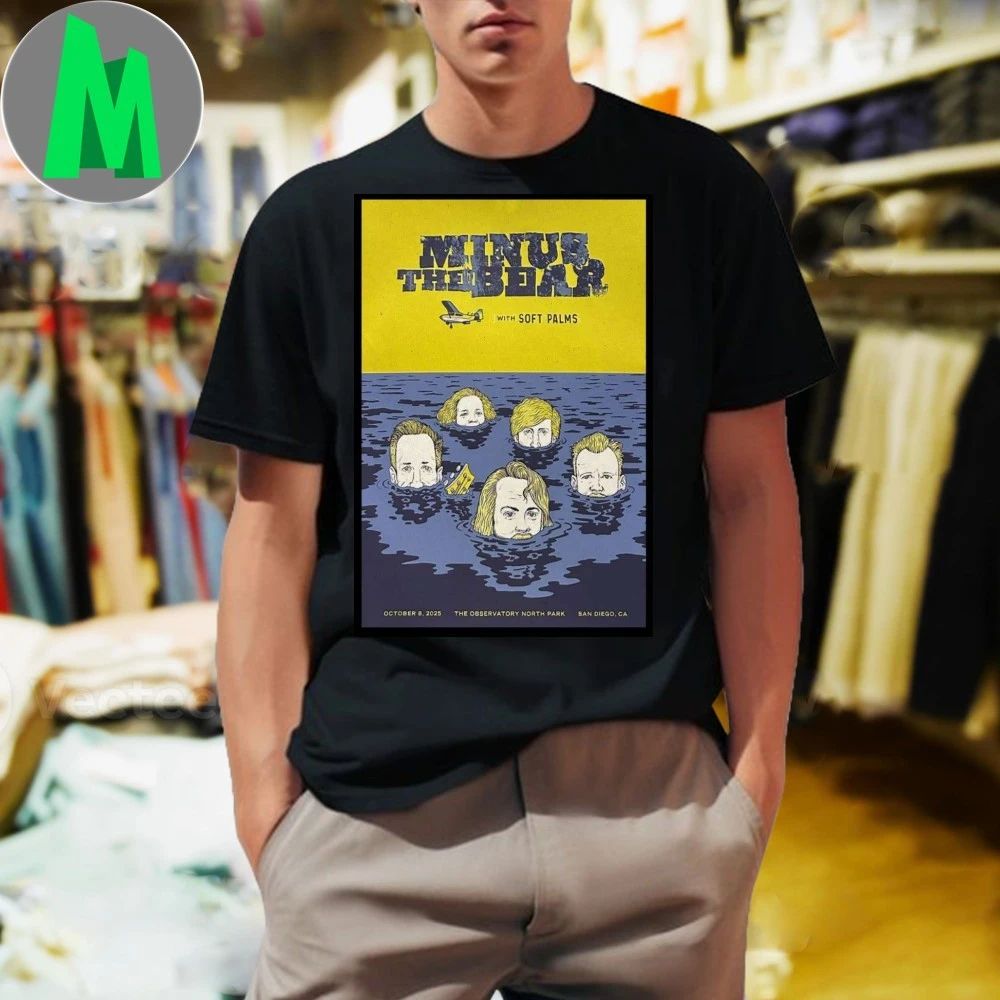 Minus The Bear Observatory North Park San Diego CA - Adult & Kids T-Shirts, Sweatshirts & Hoodies apparel design preview 1