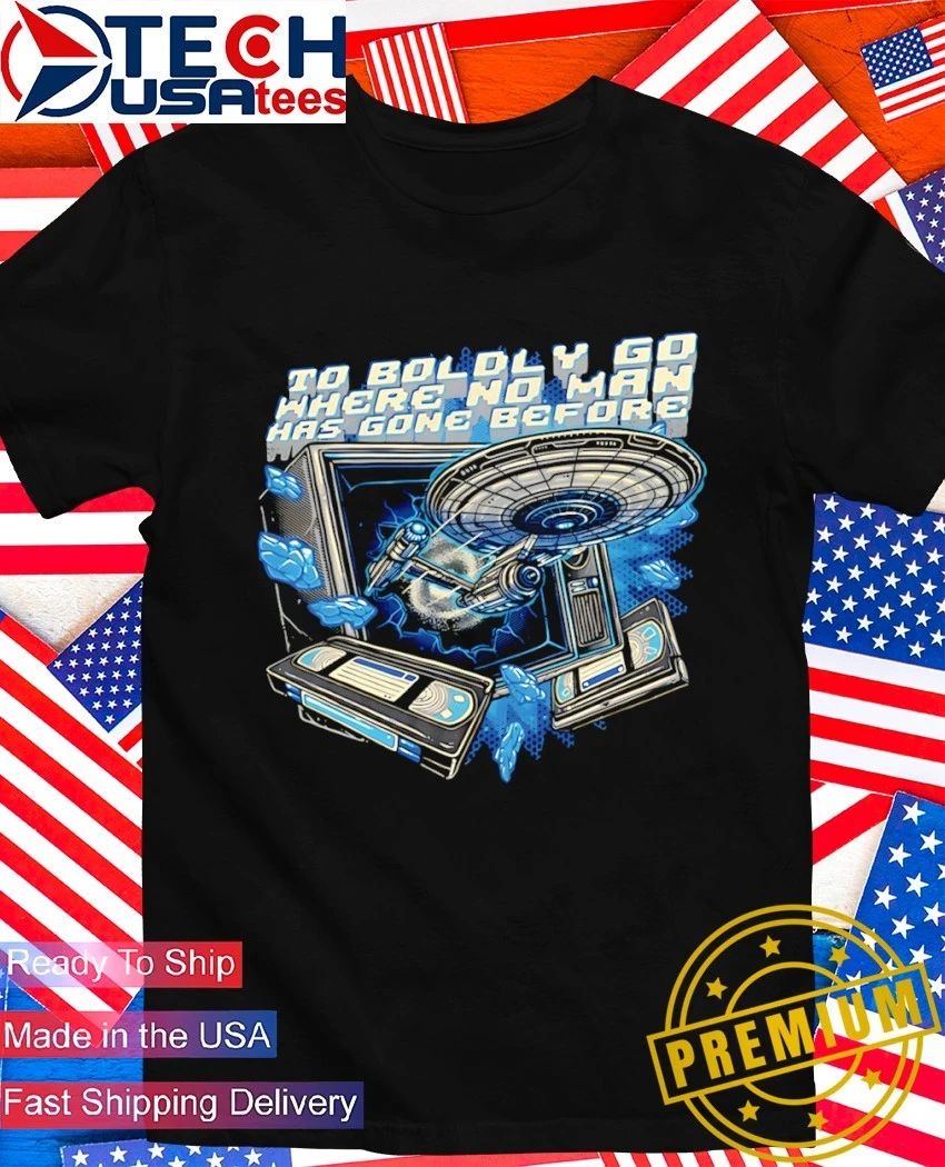 To boldly go where no man has gone before - Adult & Kids T-Shirts, Sweatshirts & Hoodies apparel design preview 1
