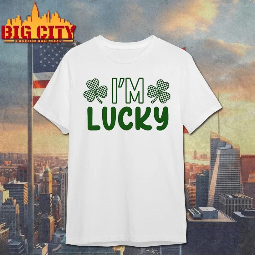 I'm Lucky Shamrock Couple - Adult & Kids T-Shirts, Sweatshirts & Hoodies apparel design preview 1
