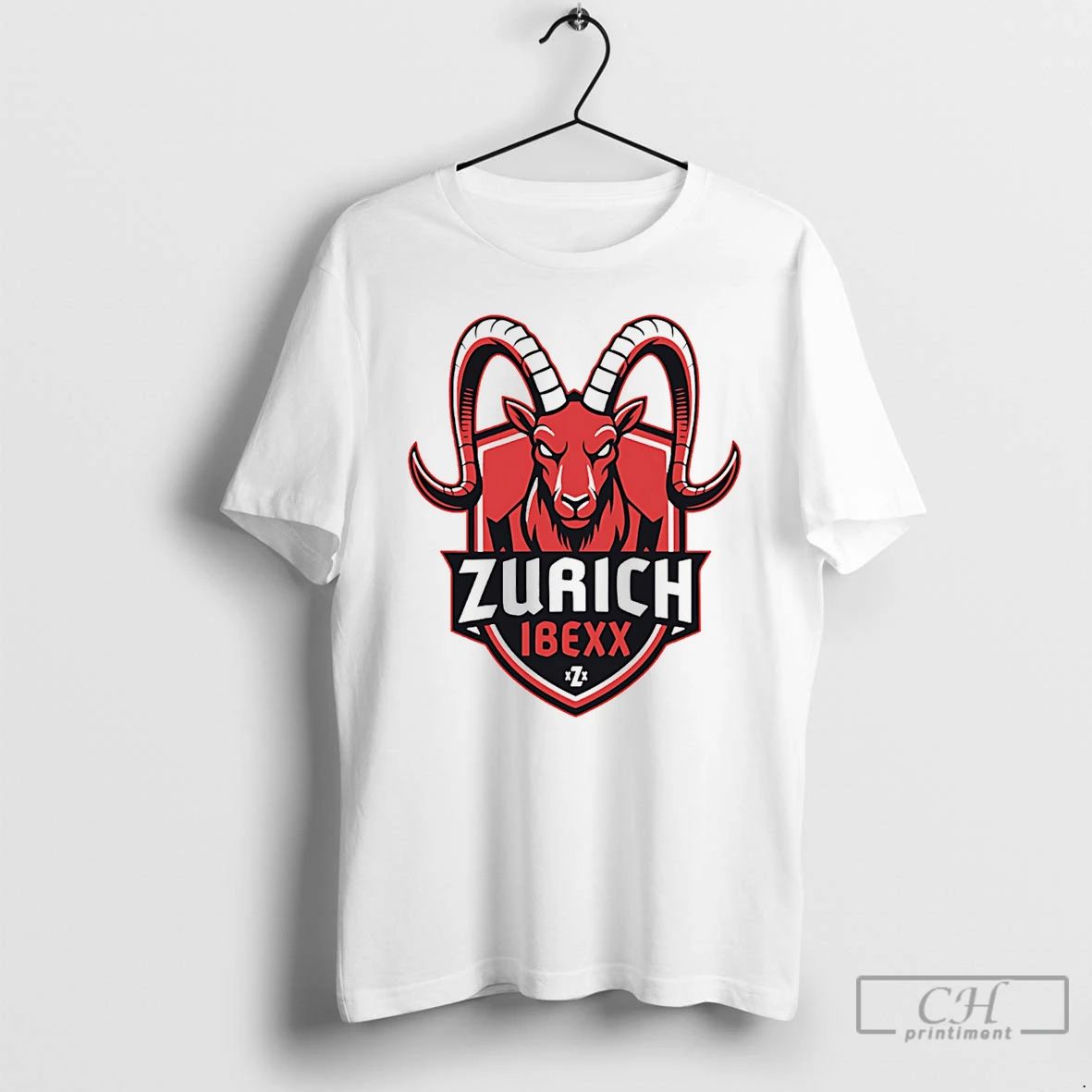 Classic Zurich Ibexx Logo - Adult & Kids T-Shirts, Sweatshirts & Hoodies apparel design preview 1