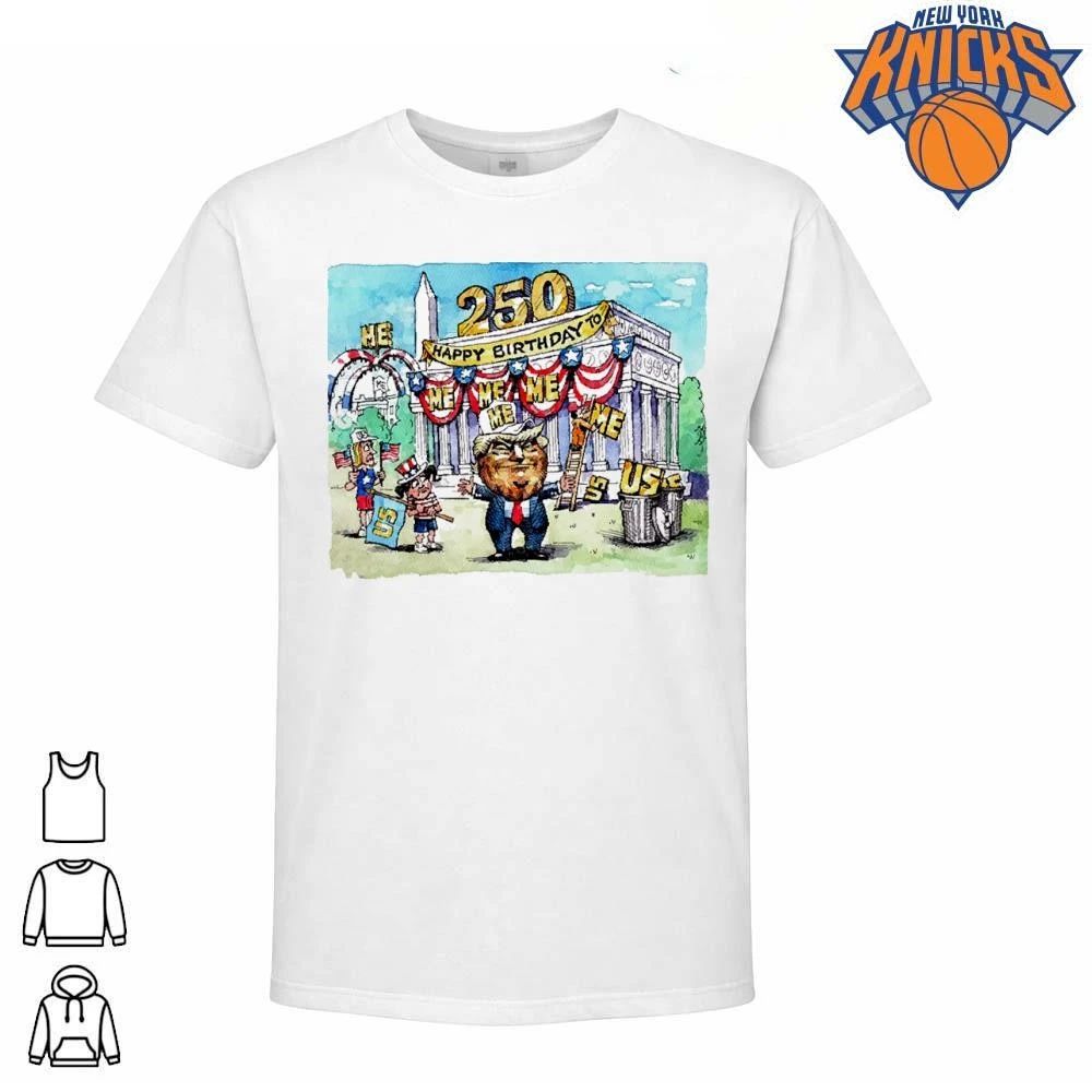 Funny Happy Birthday America 250 Me narcissist Donald - Adult & Kids T-Shirts, Sweatshirts & Hoodies apparel design preview 1