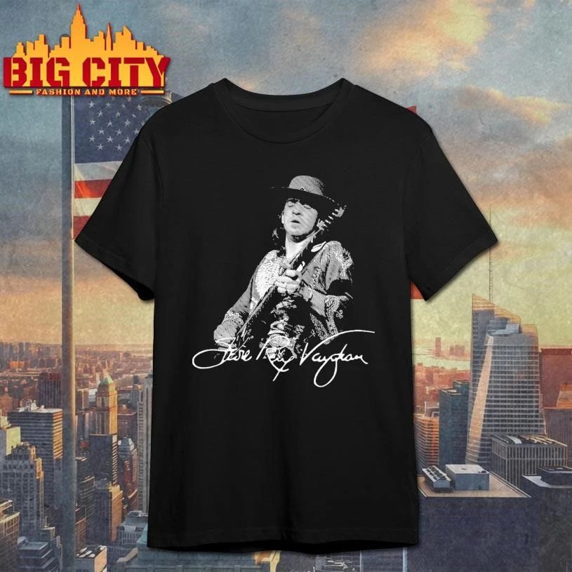 Blues Guitar Stevie Ray Vaughan Signature - Adult & Kids T-Shirts, Sweatshirts & Hoodies apparel design preview 1