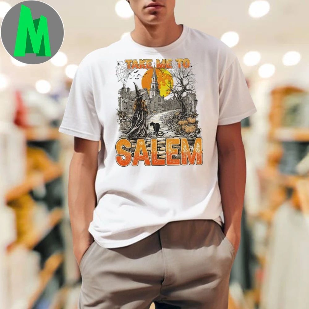 Take me to salem Halloween - Adult & Kids T-Shirts, Sweatshirts & Hoodies apparel design preview 1