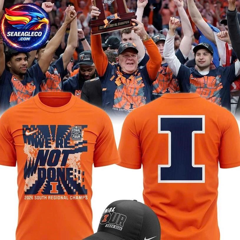 Illinois Fighting Illini Final Four Regional - Adult & Kids T-Shirts, Sweatshirts & Hoodies apparel design preview 1