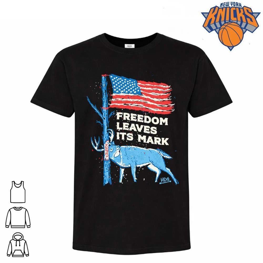 Patriotic Deer Hunting Freedom Leaves Its Mark US 250 - Adult & Kids T-Shirts, Sweatshirts & Hoodies apparel design preview 1