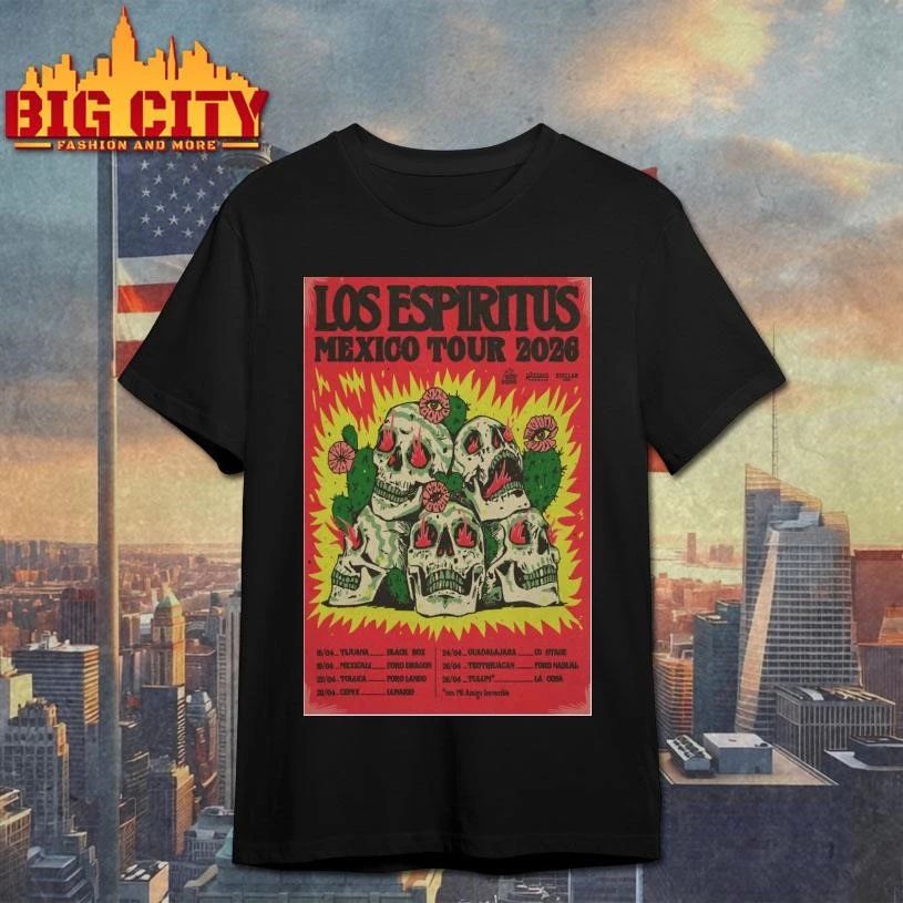 Los Espiritus Summer Tour 2026 Poster - Adult & Kids T-Shirts, Sweatshirts & Hoodies apparel design preview 1
