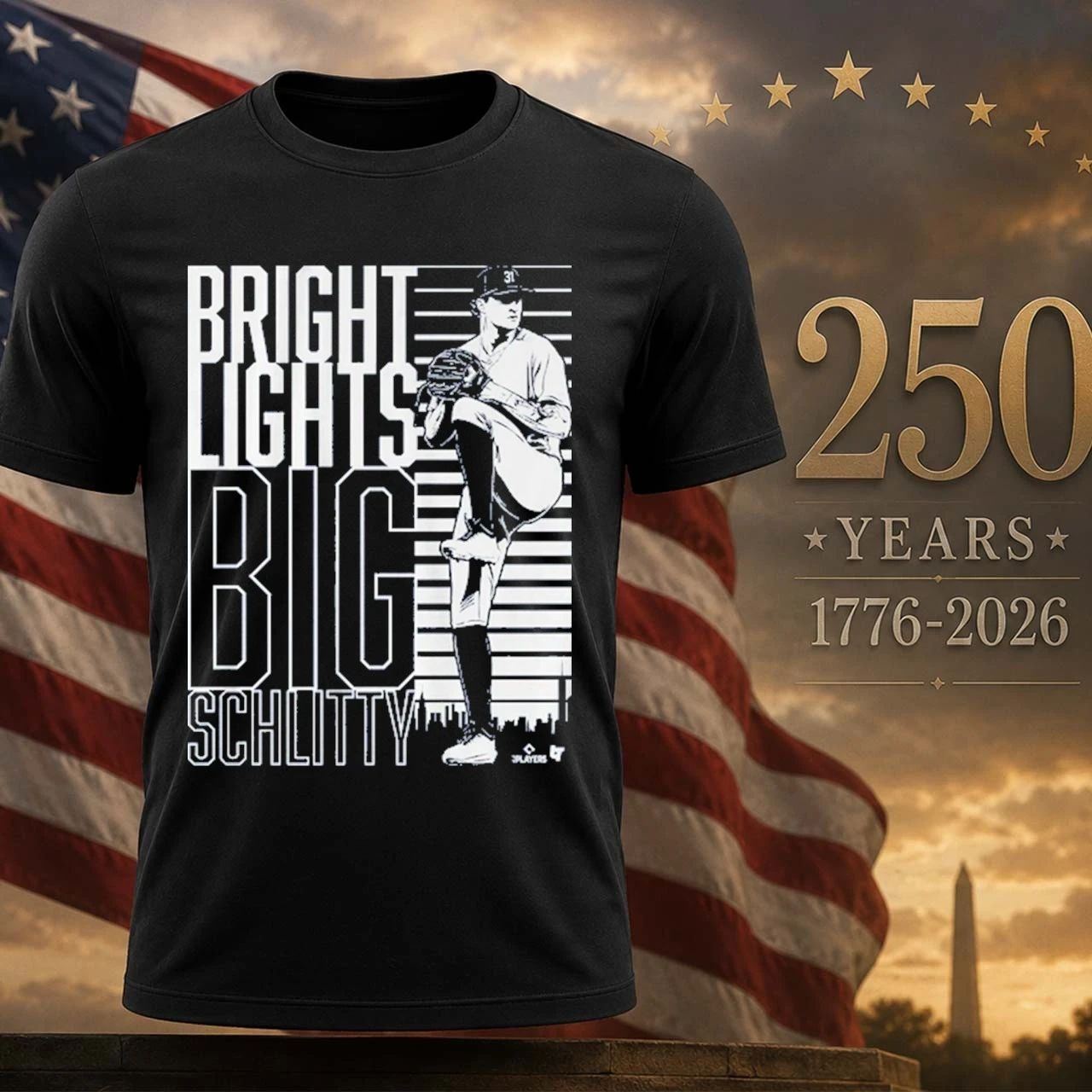 Cam Schlittler Bright Lights, Big Schlitty - Adult & Kids T-Shirts, Sweatshirts & Hoodies apparel design preview 1