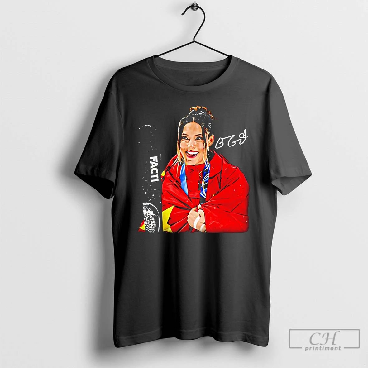Classic Eileen Gu Gold Olympic Champions Graphic - Adult & Kids T-Shirts, Sweatshirts & Hoodies apparel design preview 1