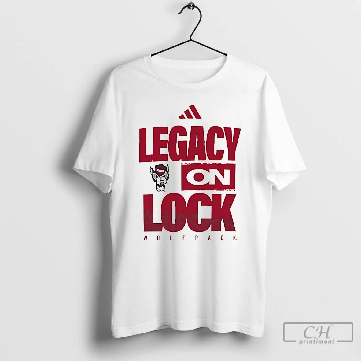 Classic Nc State Wolfpack Legacy On Lock Logo - Adult & Kids T-Shirts, Sweatshirts & Hoodies apparel design preview 1