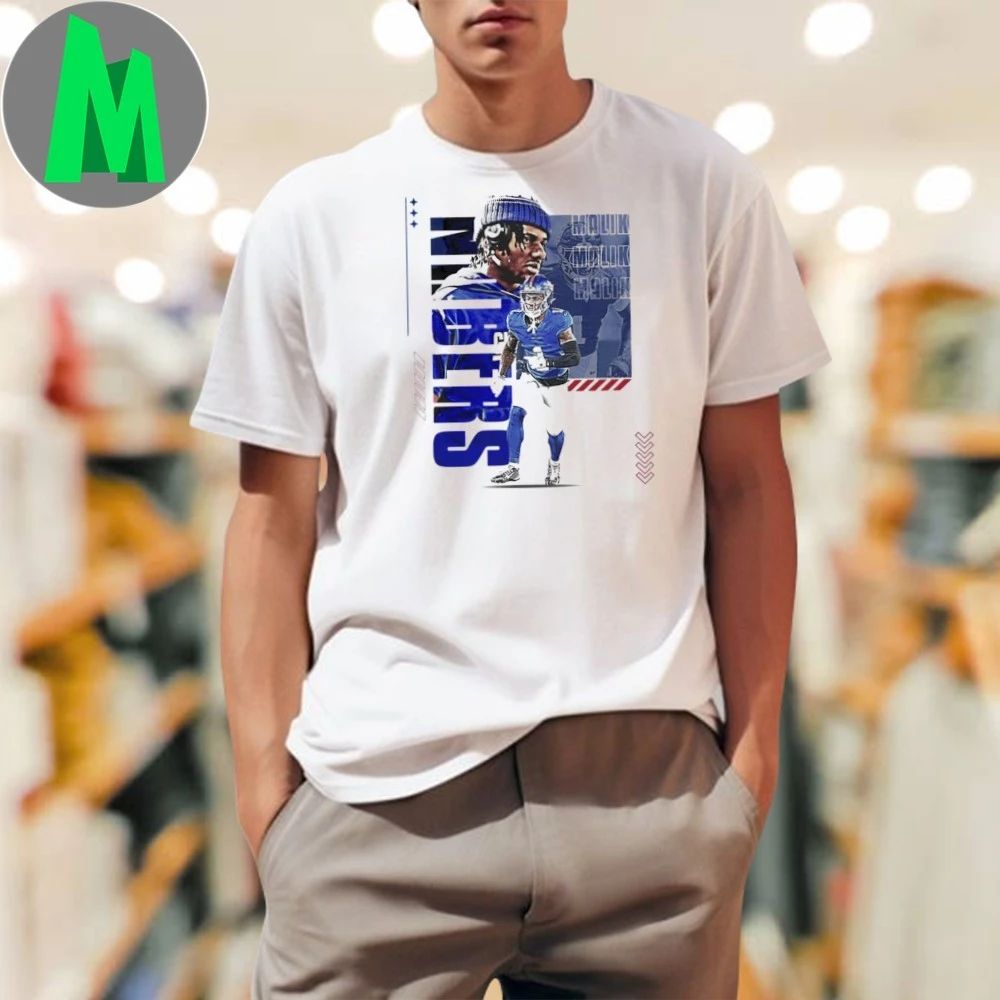 M Nabers Football Player - Adult & Kids T-Shirts, Sweatshirts & Hoodies apparel design preview 1