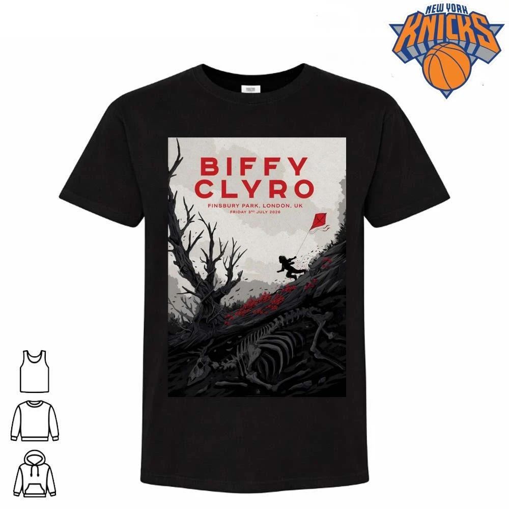 Biffy Clyro Jul 3 2026 Finsbury Park In London UK - Adult & Kids T-Shirts, Sweatshirts & Hoodies apparel design preview 1