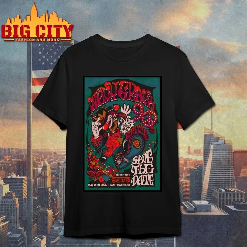 Wavy Gravy's 90th Birthday San Francisco CA 5-16-2026 - Adult & Kids T-Shirts, Sweatshirts & Hoodies apparel design preview 1