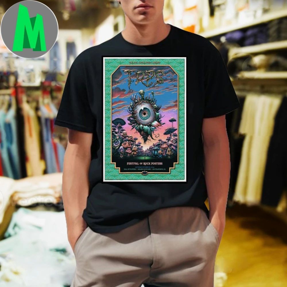 TRPS Hall Of Flowers Golden Gate Park Show Poster - Adult & Kids T-Shirts, Sweatshirts & Hoodies apparel design preview 1