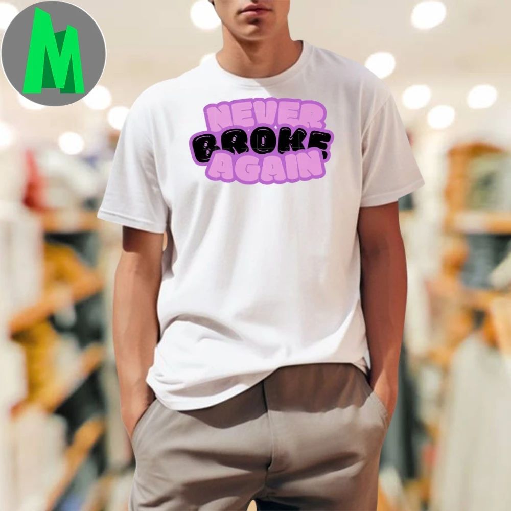 Never broke again NBA YoungBoy - Adult & Kids T-Shirts, Sweatshirts & Hoodies apparel design preview 1