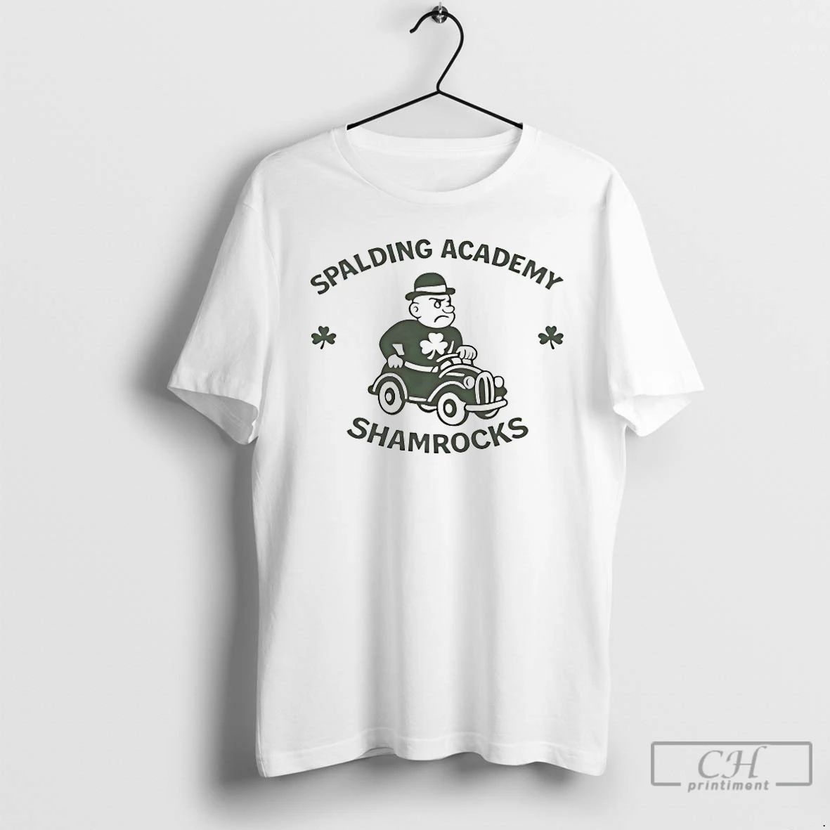 Classic Spalding Academy Shamrocks - Adult & Kids T-Shirts, Sweatshirts & Hoodies apparel design preview 1