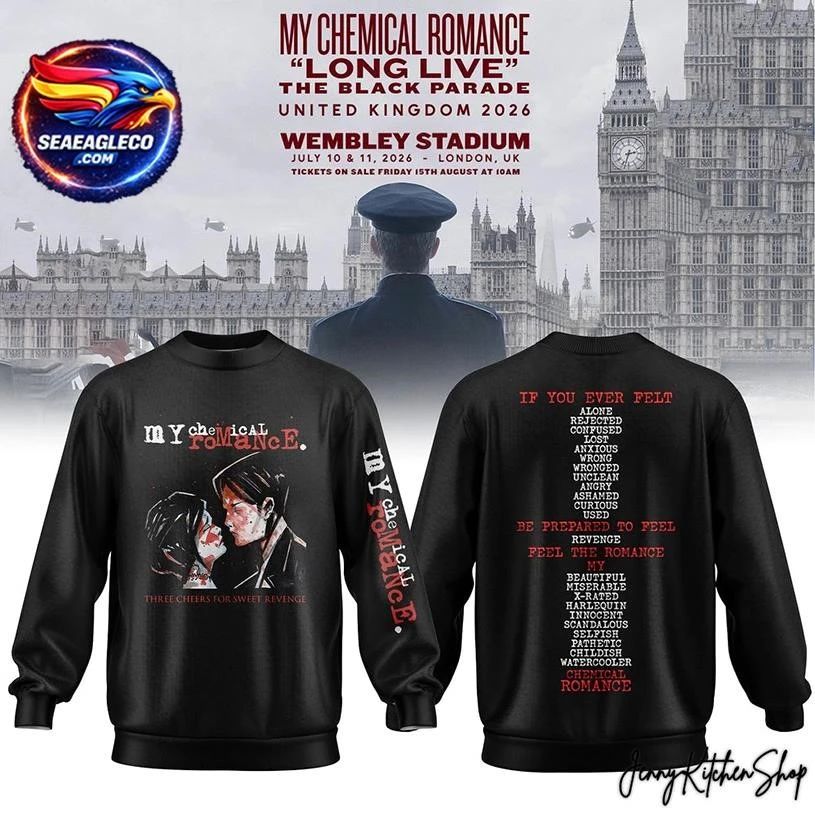 My Chemical Romance Long Live The Black Parade 2026 - Adult & Kids T-Shirts, Sweatshirts & Hoodies apparel design preview 1