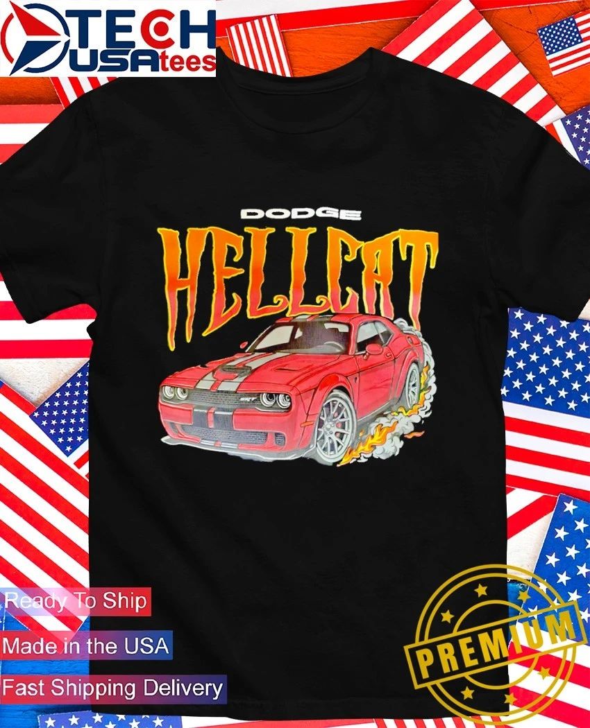 Dogge Hellcat Car - Adult & Kids T-Shirts, Sweatshirts & Hoodies apparel design preview 1