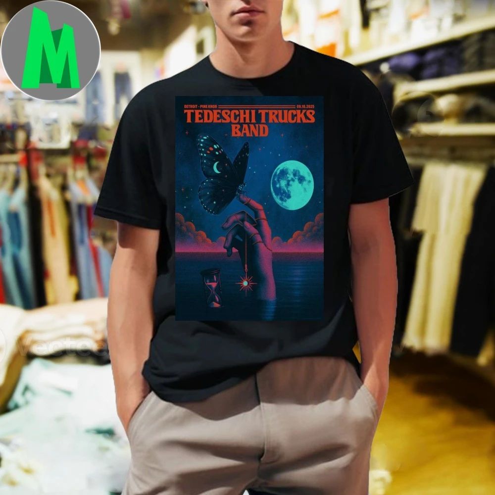 Sept 10, 2025 Tedeschi Trucks Band Pine Knob Music - Adult & Kids T-Shirts, Sweatshirts & Hoodies apparel design preview 1