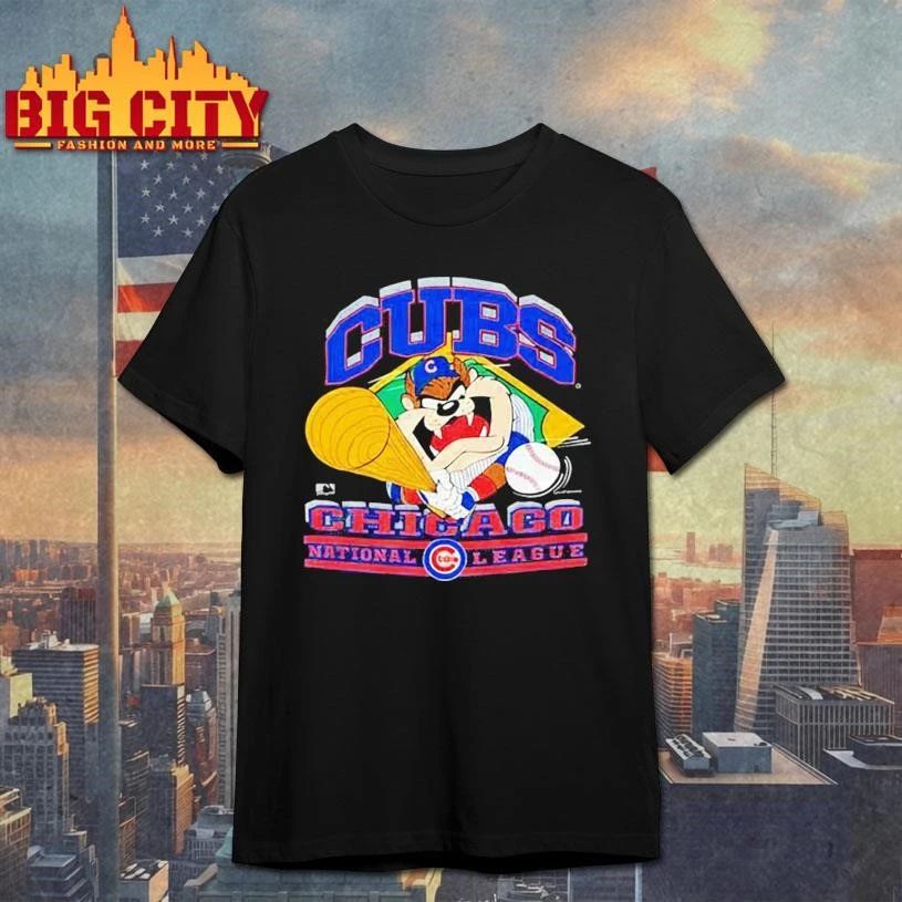 1993 Cubs Taz National League Vintage - Adult & Kids T-Shirts, Sweatshirts & Hoodies apparel design preview 1