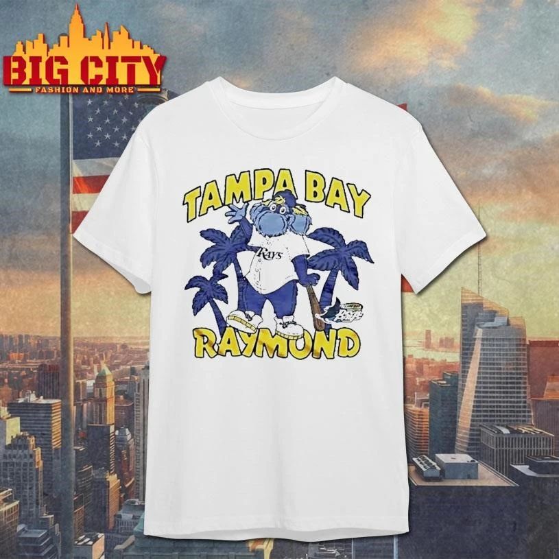 Tampa Bay Rays Raymond Mascot By Homage Baseball - Adult & Kids T-Shirts, Sweatshirts & Hoodies apparel design preview 1