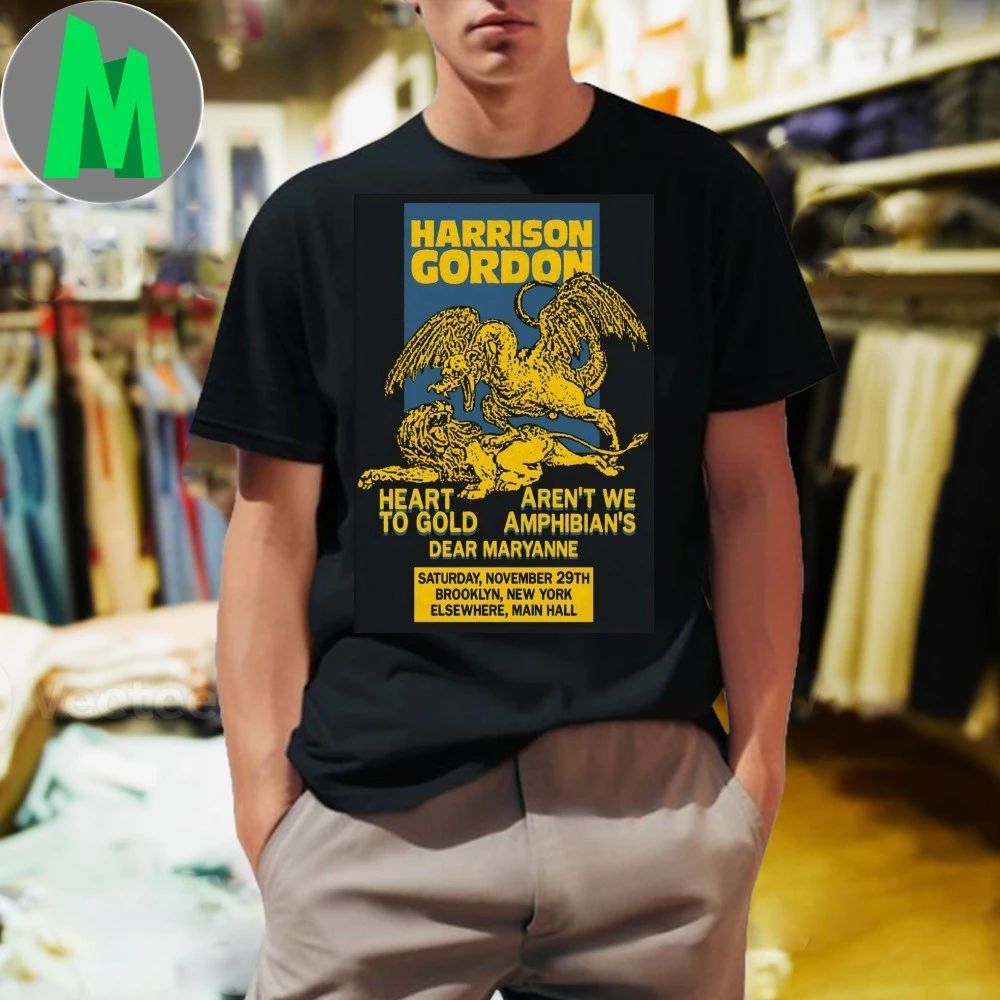 Harrison Gordon November 29 2025 Elsewhere In - Adult & Kids T-Shirts, Sweatshirts & Hoodies apparel design preview 1