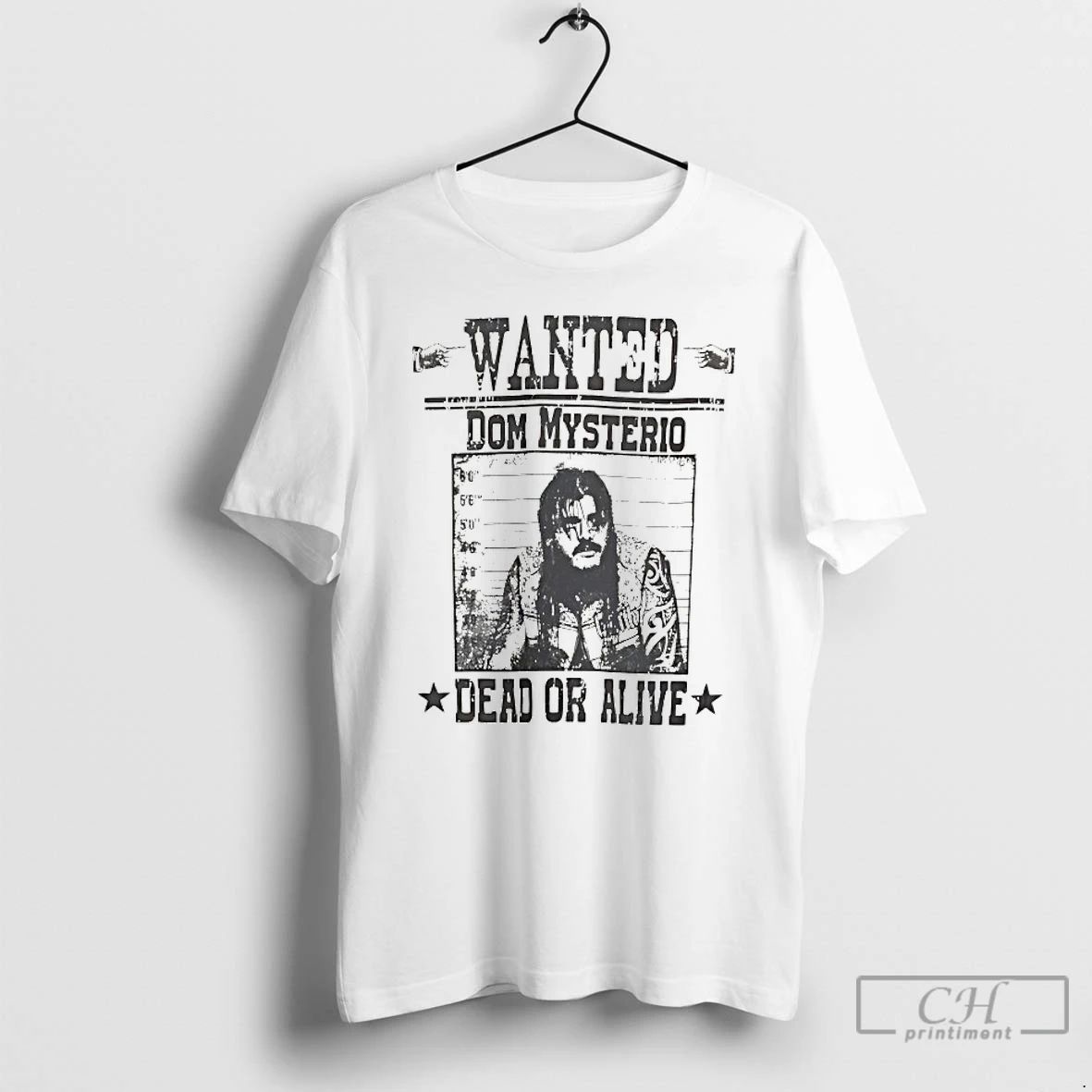 Classic Wanted Dom Mysterio Dead Or Alive - Adult & Kids T-Shirts, Sweatshirts & Hoodies apparel design preview 1