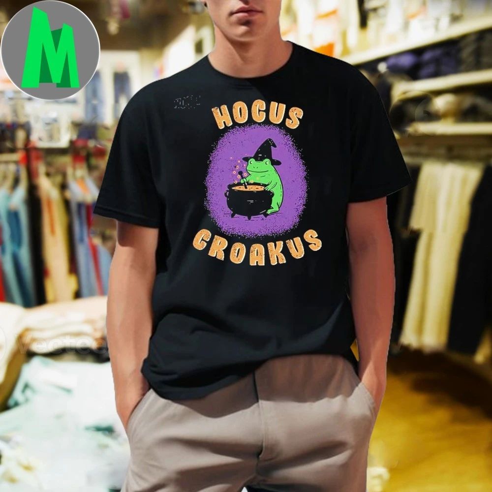 Magical Frog Hocus Croakus - Adult & Kids T-Shirts, Sweatshirts & Hoodies apparel design preview 1